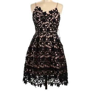 Blush Noir Cocktail Dress